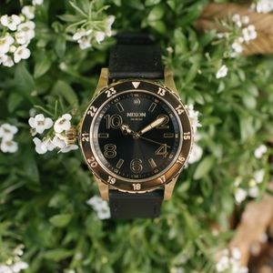 Nixon 38-20 Leather Gold Black